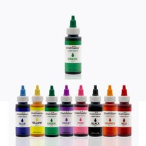 셰프마스터 지용성 식용색소 초콜릿 앙금 색소 핑크 57g, candy green 57g