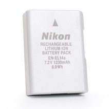 니콘 카메라 배터리 Nikon en- EL14a 정품 배터리 D5200 D5300 D5100 D3400 D3500 D5600, EL-14a