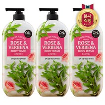 온더바디 수퍼보타닉 로즈 버베나 바디워시 900ml x 3개, 상세페이지 참조