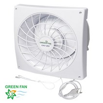 그린팬KAV25S 자동계폐식 저소음 환풍기 날개25cm 544237EA, 본상품선택, 본상품선택