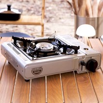 캡스톤 스마일 휴대용 가스렌지 캠핑 세트, 스마일 CS-777