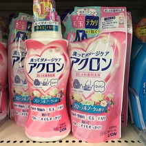 [이라운드몰]LION 아크론 세제 본체450ml 리필용400ml 세트, 단품