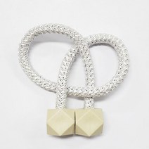 미리내누리 마그네틱 커튼홀더 2P-2SET, 아이보리