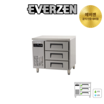 에버젠 업소용 간냉식 높은 서랍식 냉장고 900 UDS-9DIE3-D