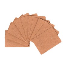 100pcs 빈 귀걸이 ​​귀 스 터 드 태그 디스플레이 카드 매달려 보석