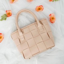 여직원 퇴직 이직 선물 격자패턴 토트백 출퇴근용