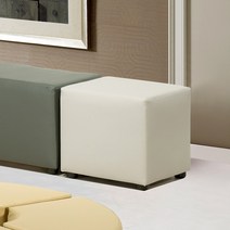 다우미 성인용 모티브 1인용 사각스툴, 그린(MRC-173)