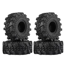 DJCRAWLER 초소프트 스티키 1.0 휠 타이어 머드 60 25mm 118 124 RC 크롤러 축 SCX24 FMS FCX24 엔듀로24 브론코 디펜더 RC카 업그레이드 부품