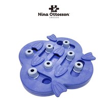 니나오토슨 강아지 노즈워크 장난감 트위스터 카지노 도그브릭 스마트 애견 퍼즐 세나개, 하이드 앤 슬라이드 퍼플, 1개