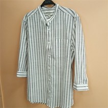 테이트 NC11 남성여름아사면스트라이프7부셔츠 KAAU4