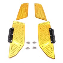 오더봇 야마하 티맥스 560 530 DX 발판 CNC 알루미늄 2017년식 이상 TMAX T-MAX 튜닝 파츠 용품, 옐로우