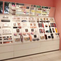 화장품 진열대 향수 미용실 코스메틱 백화점 네일샵 관리실, 상세 페이지 참고, 컬러매칭페이셜마스크캐비닛-오렌지파우더