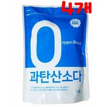 *댕이몰* 버블킹 과탄산소오다 1킬로 대용량용 - 블루 (산소계 표백제), 4개