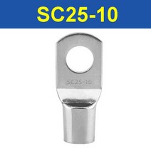 10PCS 주석 도금 구리 매트 카펫 러그 링 압착 단자 와이어 용접 케이블 커넥터 슈트 SC16-6 SC25-8, 03 SC25-10