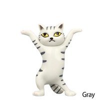 인테리어 조각상 정원 동물 조형물 석고 새로운 업 그레 이드 고양이 펜 홀더 장난감 모든 것을 잡아 이어, 07 B-01