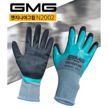 INVEN* GMG (N2002) 엔지니어 그립 장갑 1봉 (10켤레) @안전2중포장@ (오일 기름 습기 공구 호수 파이프 수리)