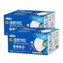 유한킴벌리 크린가드 비말차단 소프트 크린마스크 KF-AD 44281 50매 X2통, 50개