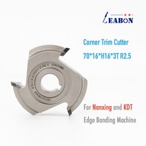 엣지 밴딩기 코너 트림 커터 KDT 및 Nanxing 엣지 밴더 머신 라운드 트리밍 70*16 * H16 3T R2.5 사무용 가, 한개옵션1, 02 70x16xH16x3T R1.5
