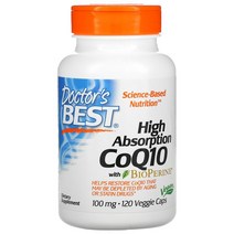 닥터스 베스트 고흡수 코큐텐 100mg 120정, 120개입