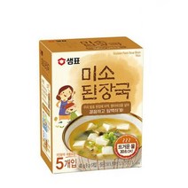 샘표 맛집 집반찬 미소된장국 40g (8gx5개입) 자취 팬트리 1세트