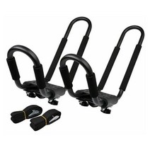 카약 거치대 캐리어 루프랙 가로바 2pcs 유니버설 탑 카누 패들 보트 서핑 스키 유니버설 보트 액세서리, 2개