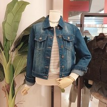 [대구백화점SG] F22D74608_데미지 청 자켓