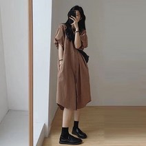 여름원피스 세로스트라이프 원피스 롱 원피스 원피스 셔츠