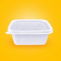 사각 반죽용기 대 600세트 400ml 이유식 보관 밀폐용기, 반투명