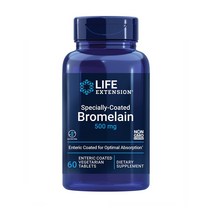 라이프익스텐션 특수 코팅 브로멜라인 500mg 60정 - Life Extension Specially-Coated Bromelain 500mg 60 tab