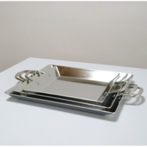 킹센스 인덕션 스텐 삼중 사각볶음팬, 스텐삼중사각철판중