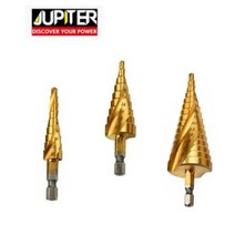 스텝 드릴 홀쏘 천공날 티타늄 홀가공 3종