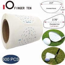 골프공 세척 세척기 브러쉬 기계 600pcs 나무 철 레이블 골프 충격 스티커 스티커 테이프 레이블 특대 롤 공 타격 레코더 골퍼 스윙 드롭 배송 43, 나무 600개