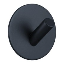 옷을위한 벽 걸이 스테인리스 수건 열쇠 걸이 벽 산 3M 접착 성 저장 걸이 HK-139, black around B