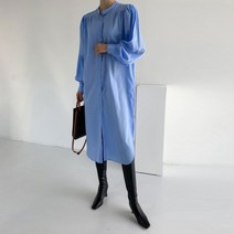 [멋쭈] 몽구 차이나 롱셔츠 원피스 (3color)