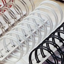일음쇼핑^^*m카피어랜드 와이어링 14.3mm (3대1) 100입 제본기 스프 와이어 블랙 용스프 화이트 용링 제본일medi^*^, ab*^*선택있슴은색