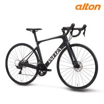 2021년 알톤 유콘-D 105 카본 22단 로드 자전거, 450, 블랙