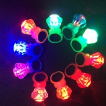야광봉 댄스 춤 광란의 밤 빛나는 네온 스틱 손가락 LED 링 25 개 장난감 글로우 위한 반지 장식 파티용