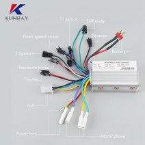 전기 자전거 부품 호환 컨트롤러 250W 350W 24V 36V 48V 듀얼 엔진 컨트롤러 전자 스쿠터 세발 브러시리스 Bldc, 36V 250W