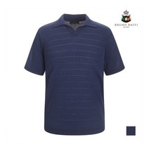 인디안 BRUNO BAFFI 남성 심플 패턴 카라 반팔니트_MKEBSVM3421