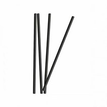 스트로우 일자 블랙 7 25cm 10000개 음료용빨대 스틱 1회용 우, 단품