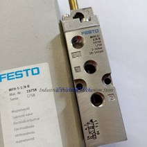정품 FESTO 공압 솔레노이드 밸브 MFH-5-8-B 9758 52 방향 단안정 작동 압력: 0.2- MPa2-0 bar, 한개옵션0