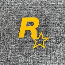 차량 익스테리어 장식품 외부 스티커 용품 록스타 게임 GTA5 반사 장식 연료 탱크 캡 윈드 실드 범퍼 트렁크 오토바이 노트북 휴대폰 D30, 32.Yellow Reflective - 14x14cm