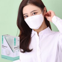 엠크린 황사마스크 대형 KF94 화이트, 50개입, 1개