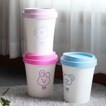 어느곳에도 종량제쓰레기 인테리어휴지 스윙미니휴지통 페달휴지 화장실휴지 음식물쓰레기 배치할수있는 분리수거함 압축휴지 BT21 대형쓰레기 W6419C8 휴지통_슈키외 8가지 옵션, 휴지통_쿠키