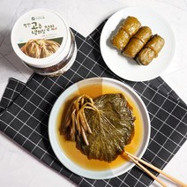 [K 푸드 상하식품] 알찬 고추냉이잎 절임 300g X 2개 나물 장아찌, 고추냉이잎 절임300g X 2개