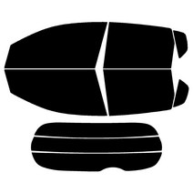 로톰 대우 젠트라 측후면 썬팅필름, 젠트라X (08-11), RTF-4S 05 (진함), 한국GM