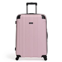 Kenneth Cole 리액션 아웃오브 바운즈 러기지 콜렉션 라이트웨이트 듀러블 하드사이드 4휠 스피너 트래블 수트케이스 백 블러시 28 인치 체크