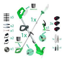 댕댕구리 제초기 예초기 벌초 잡초 리튬 배터리 20V 무선 충전식, CHINA, GARDEN SUPERSET-1, EU