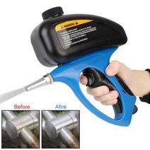 샌드블라스트 쇼트기 90psi 방청 샌드 블라스터 핸드 헬드 유리 묘비 분무기 샌드 블라스팅 공압 샌드 블라스팅, 샌딩 디스크 세트