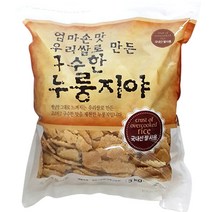 바른들식품 우리쌀로 만든 구수한 누룽지야, 3kg, 2개